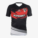 Camisa São Paulo 25/26 s/n° Goleiro New Balance Masculina - Preto+Vermelho