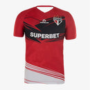 Camisa São Paulo 25/26 s/n° Goleiro New Balance Masculina - Vermelho+Preto